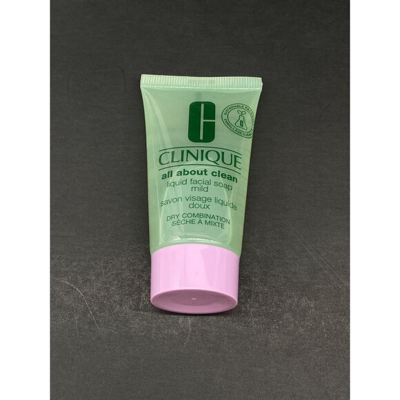 3 Clinique All About Clean Liquid Facial Soap Mild Mini 1 oz - Picture 7 of 8